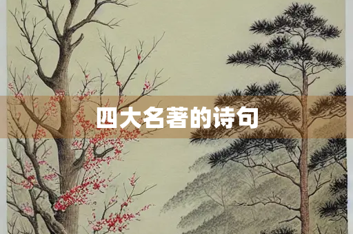 四大名著的诗句