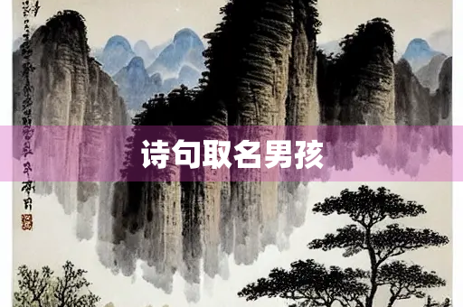 诗句取名男孩