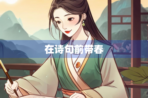 在诗句前带春