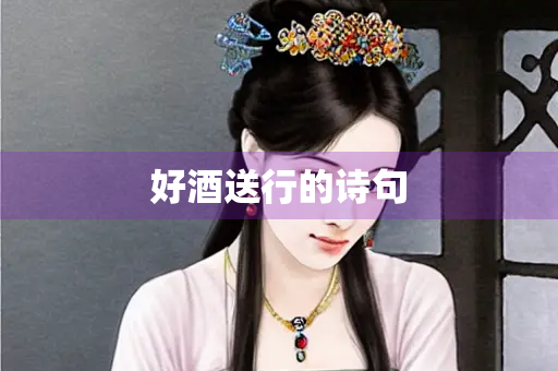 好酒送行的诗句