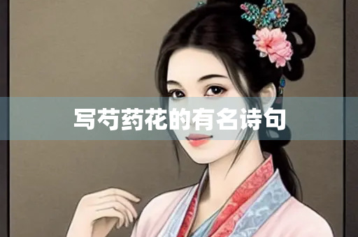 写芍药花的有名诗句