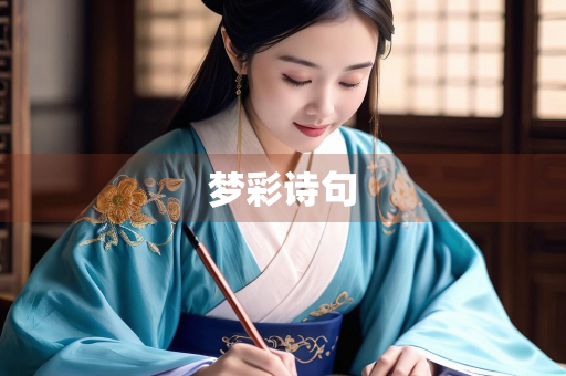 梦彩诗句
