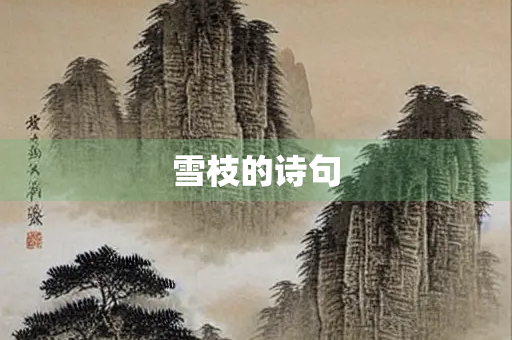 雪枝的诗句