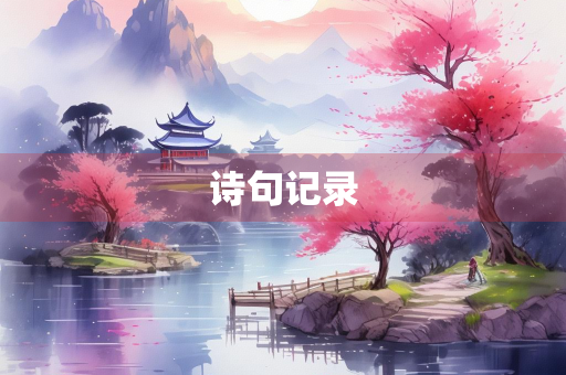 诗句记录