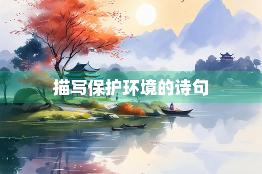描写保护环境的诗句