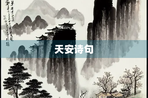 天安诗句
