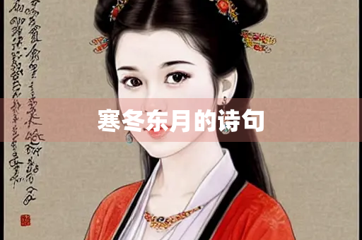 寒冬东月的诗句