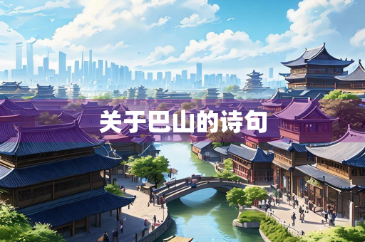 关于巴山的诗句