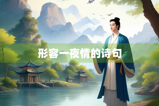 形容一夜情的诗句