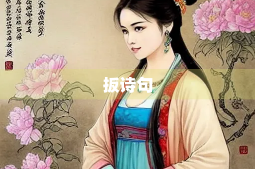 扳诗句