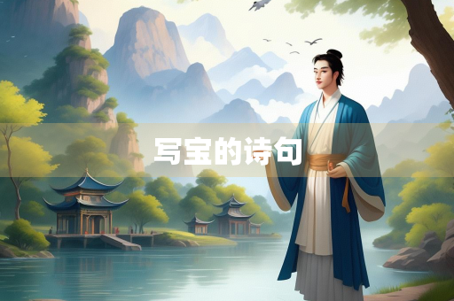 写宝的诗句
