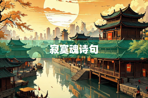 寂寞魂诗句