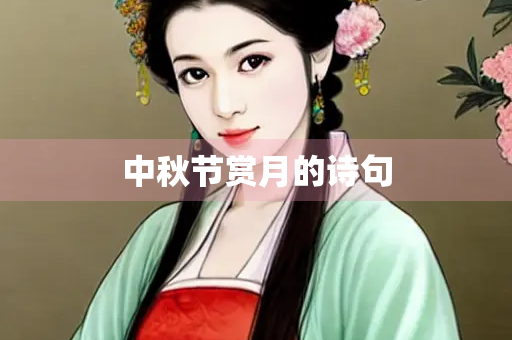 中秋节赏月的诗句