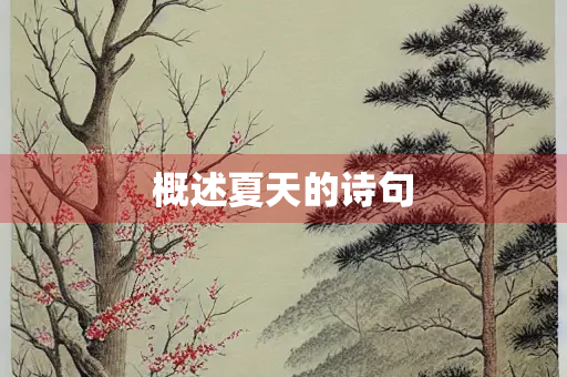 概述夏天的诗句