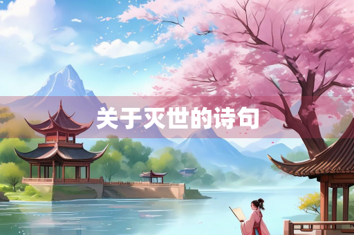 关于灭世的诗句