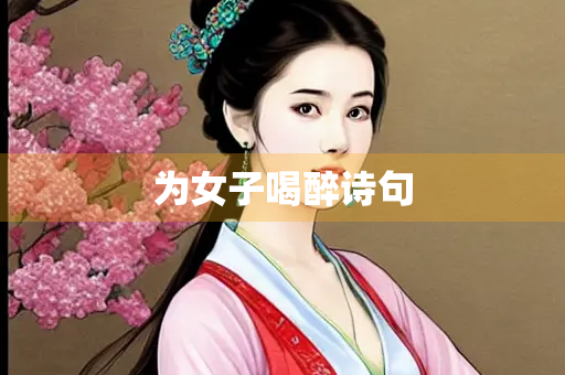 为女子喝醉诗句