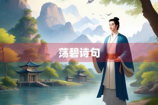 荡碧诗句