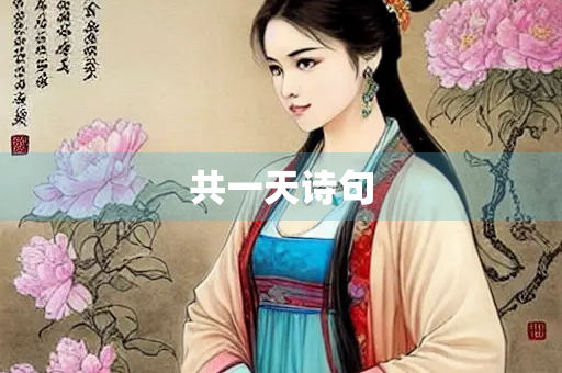 共一天诗句