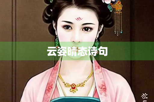 云姿晴态诗句