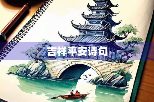 吉祥平安诗句