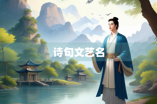 诗句文艺名