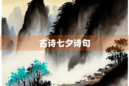 古诗七夕诗句
