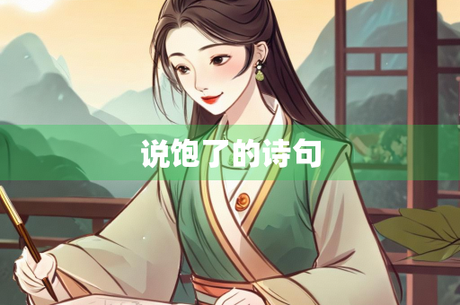 说饱了的诗句