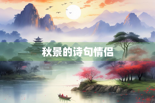 秋景的诗句情侣