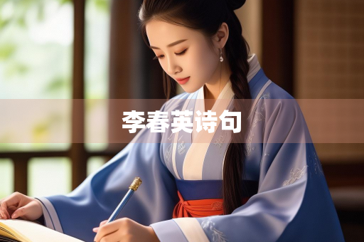 李春英诗句