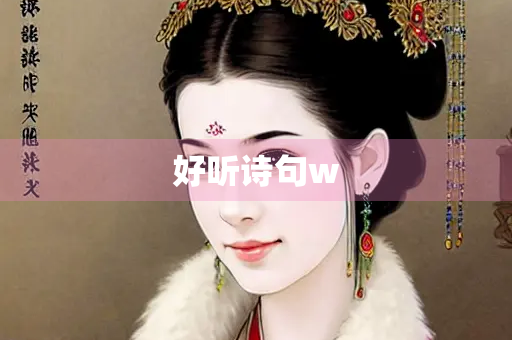 好听诗句w