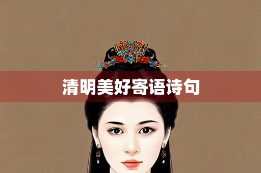 清明美好寄语诗句
