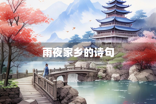 雨夜家乡的诗句