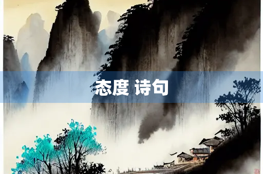 态度 诗句