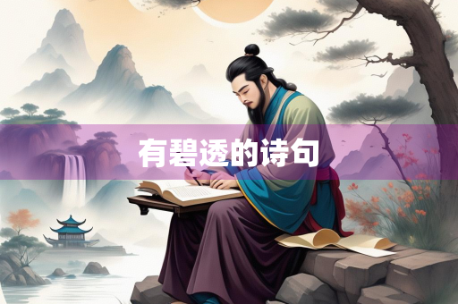有碧透的诗句