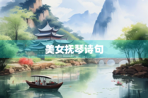 美女抚琴诗句