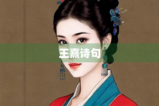 王熹诗句