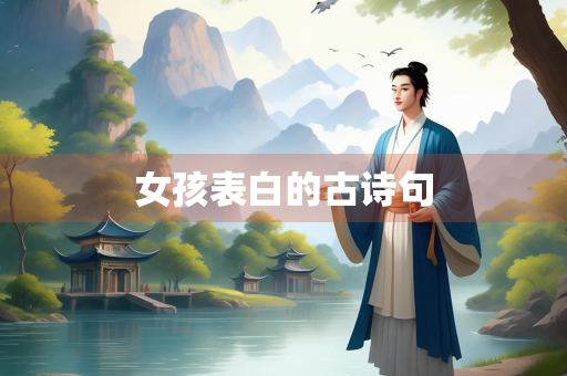 女孩表白的古诗句