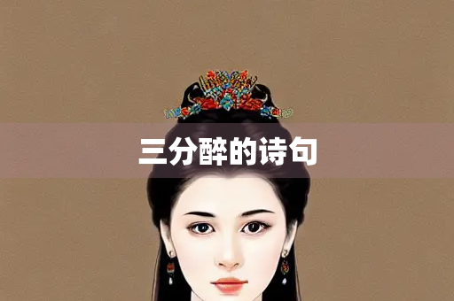 三分醉的诗句