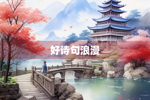 好诗句浪漫