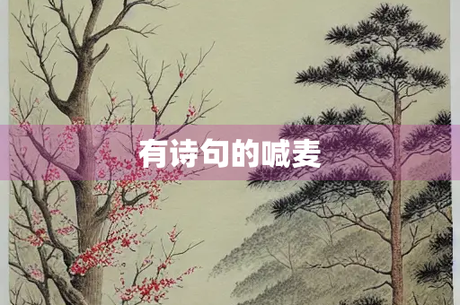 有诗句的喊麦