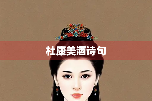 杜康美酒诗句