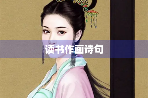 读书作画诗句