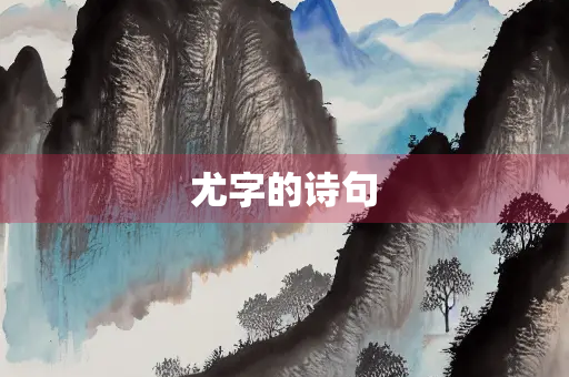 尤字的诗句