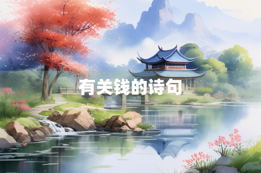 有关钱的诗句