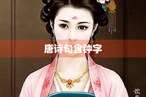 唐诗句含钟字