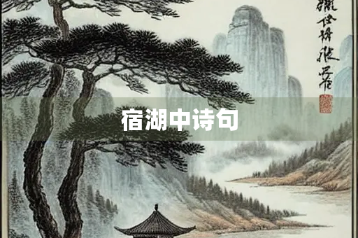 宿湖中诗句