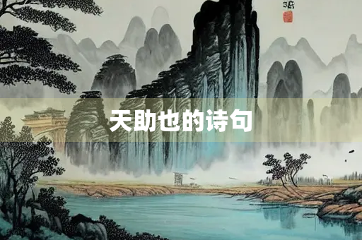 天助也的诗句