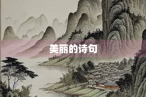 美丽的诗句
