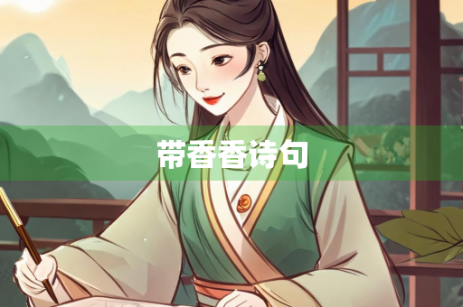 带香香诗句