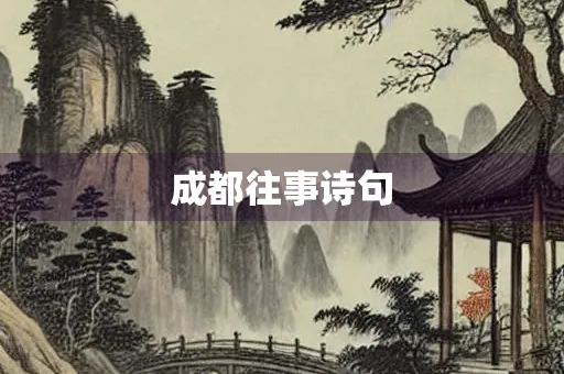 成都往事诗句